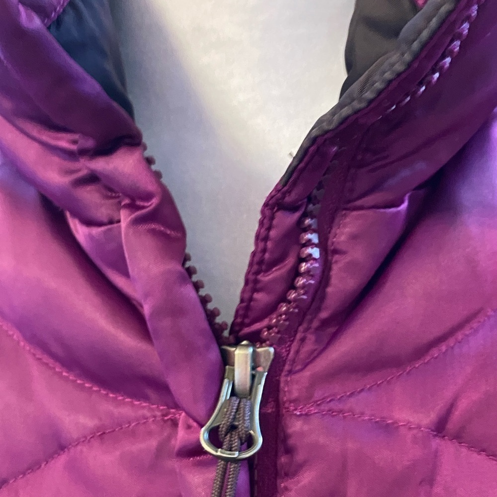The North Face 550 Purple Puffer Jacket Small Y2K - Picture 4 of 14
